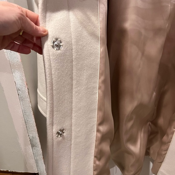 𝅺Jacques Vert Cream Wool Blend  Coat - Picture 5 of 8